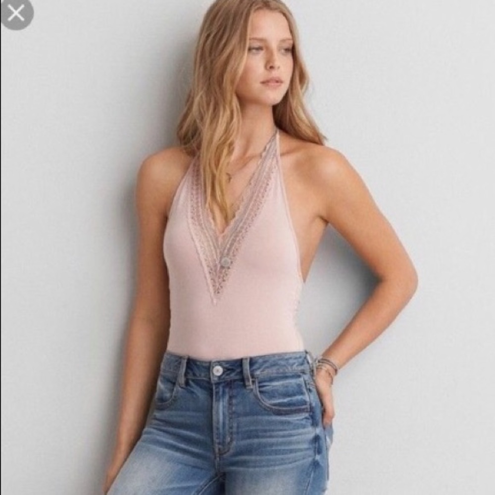 American eagle maroon bodysuit